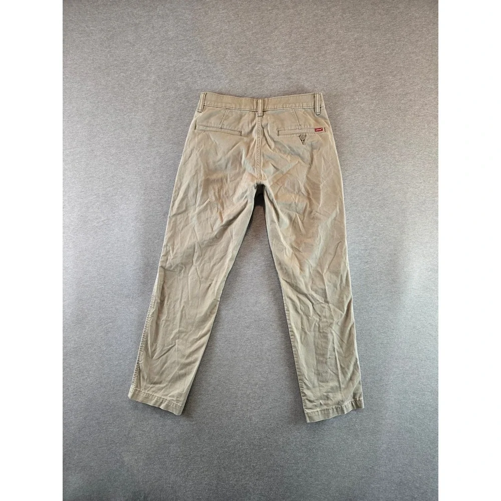 Levis XX Chino Pants Mens 28x29 Khaki Tan Relaxed Straight Skater Casual